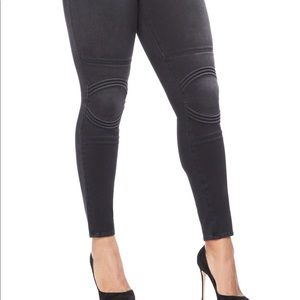 Good American Good Waist Moto Skinnies